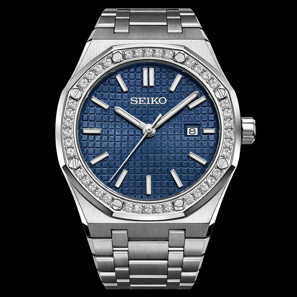 Royal Seikoak Blue 31mm diamond
