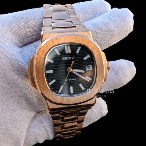 Nautilus Rose Gold Black