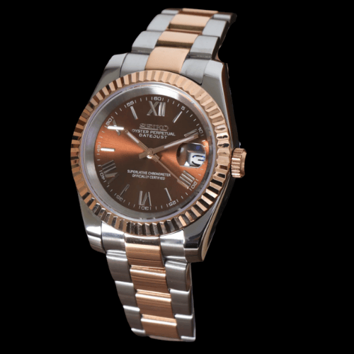 Datejust Silver Bronze Roman