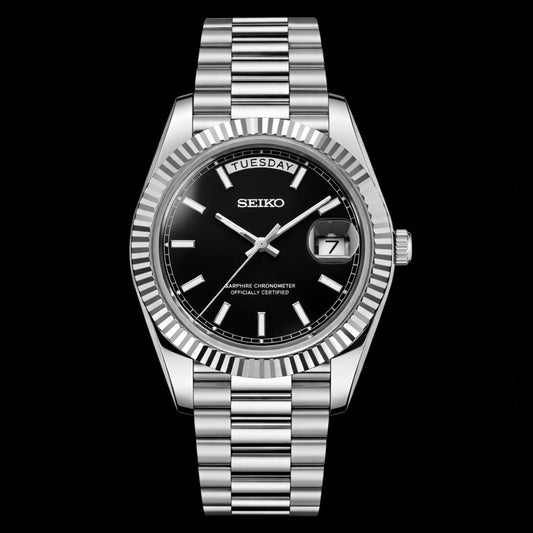 Seikojust Daydate Black