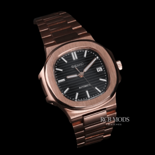 Nautilus Rose Gold Black
