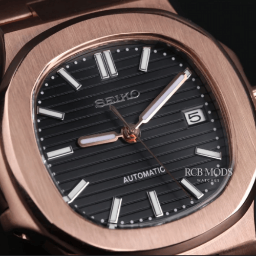 Nautilus Rose Gold Black