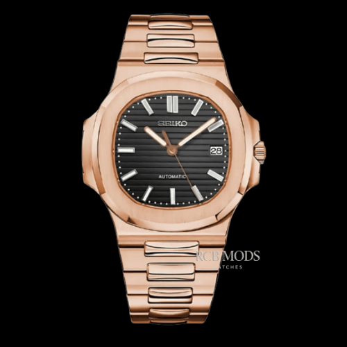 Nautilus Rose Gold Black