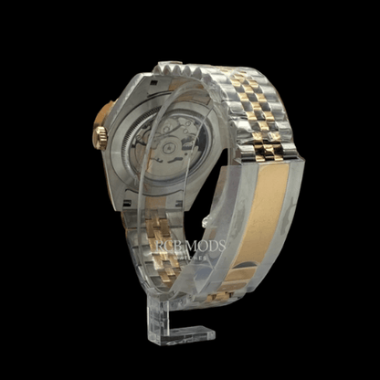 Datejust Gold Silver Grey Wimbeldon