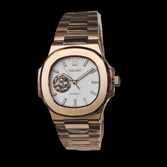 Nautilus Openheart Gold White