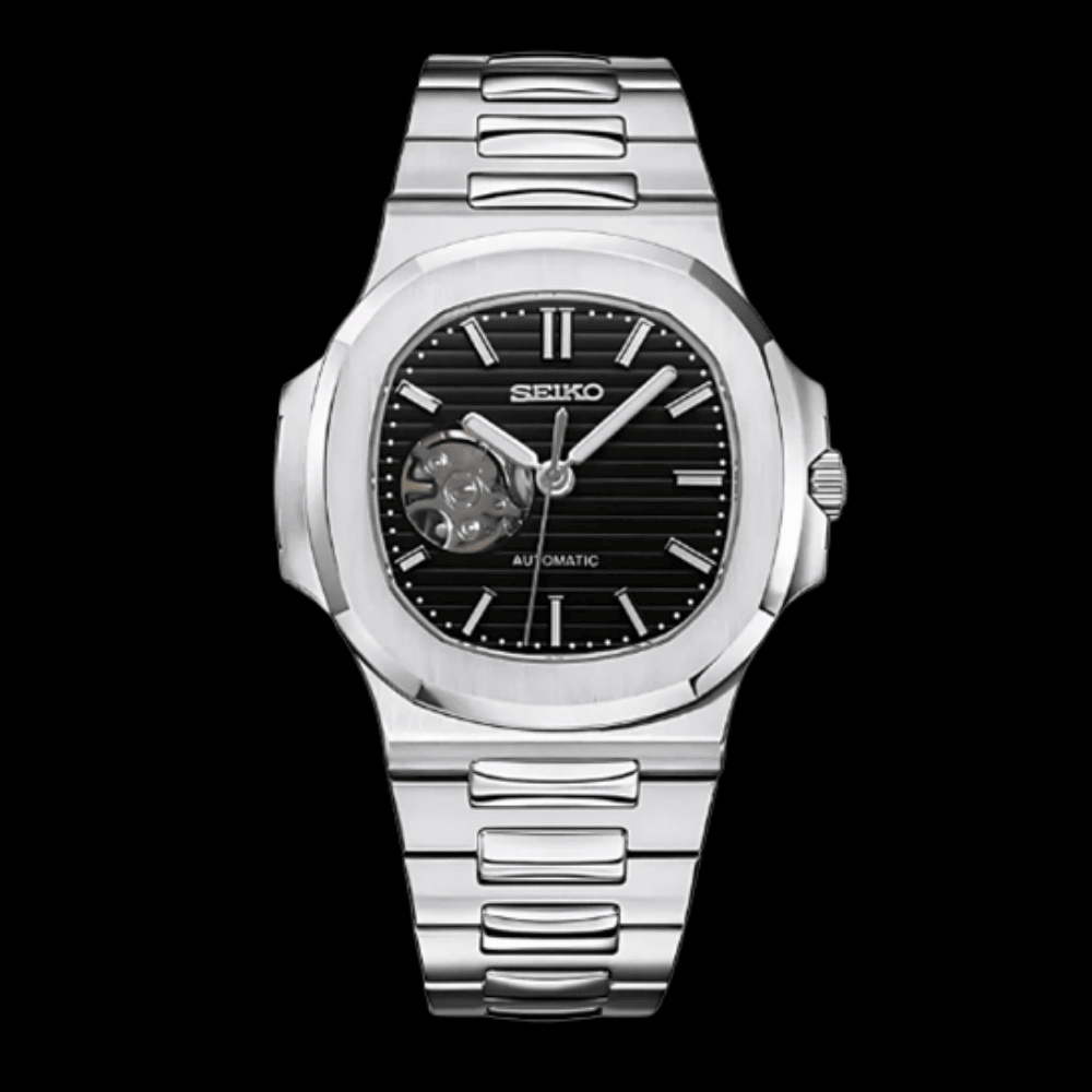 Nautilus Openheart Silver Black