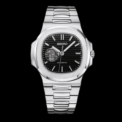 Nautilus Openheart Silver Black