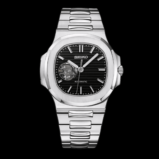 Nautilus Openheart Silver Black