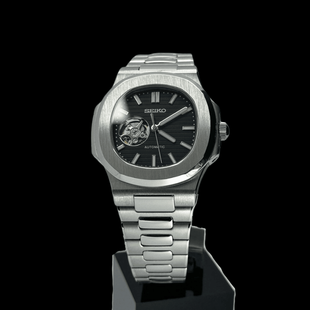 Nautilus Openheart Silver Black