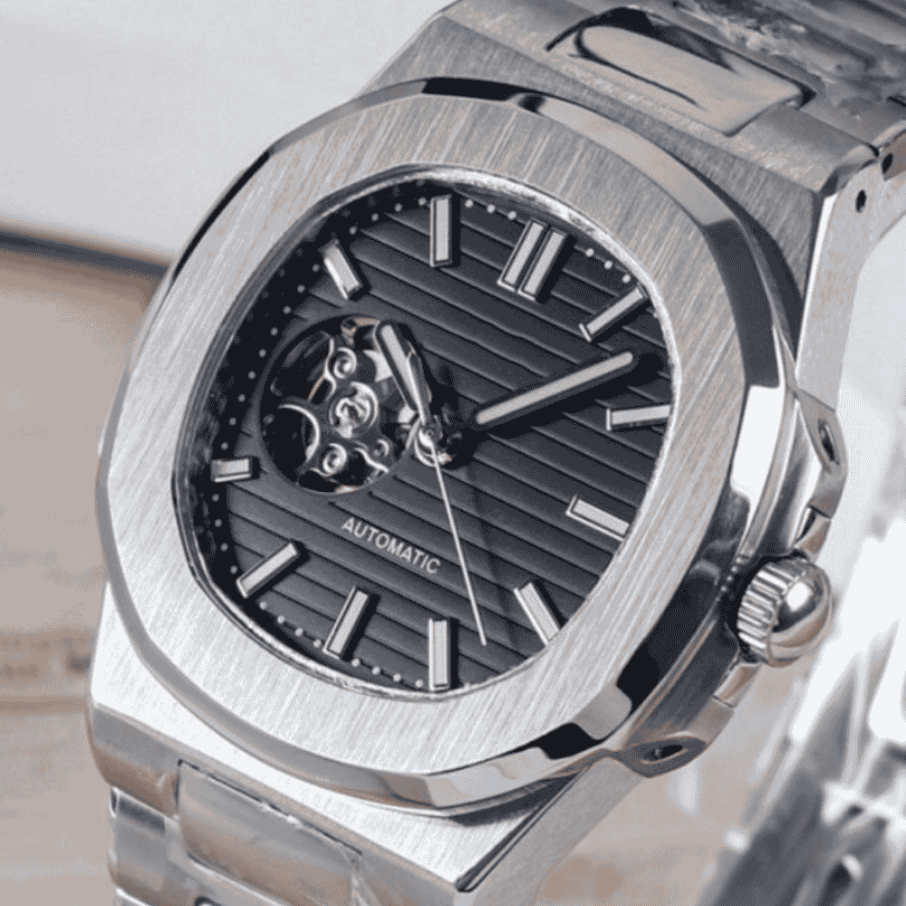 Nautilus Openheart Silver Black