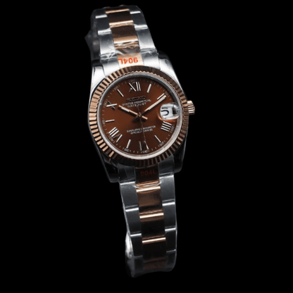 Datejust Silver Bronze Roman