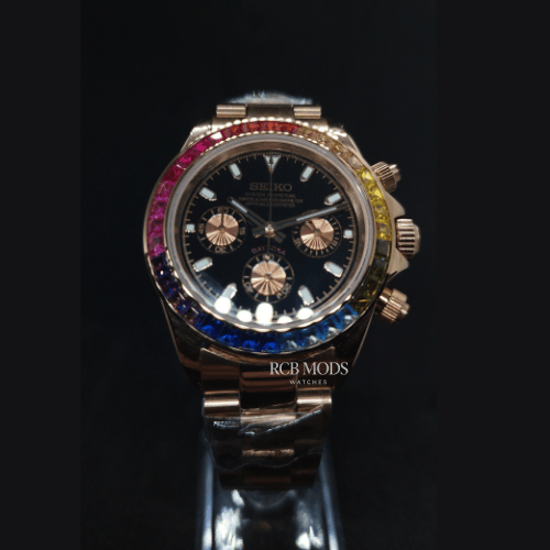 Daytona Rose Gold Rainbow