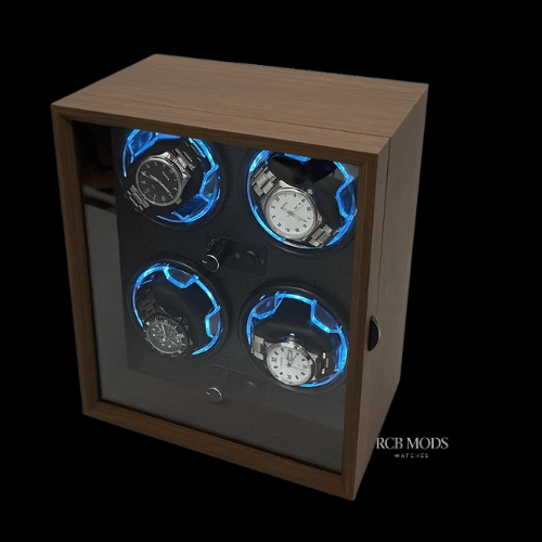 Watch Winder Premium para Relojes Automáticos – Caja Giratoria de Lujo