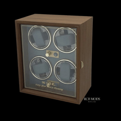 Watch Winder Premium para Relojes Automáticos – Caja Giratoria de Lujo