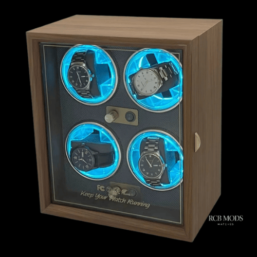 Watch Winder Premium para Relojes Automáticos – Caja Giratoria de Lujo