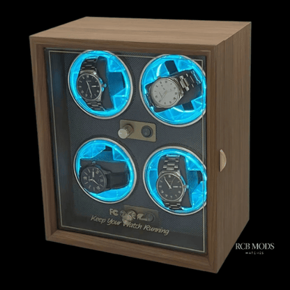 Watch Winder Premium para Relojes Automáticos – Caja Giratoria de Lujo