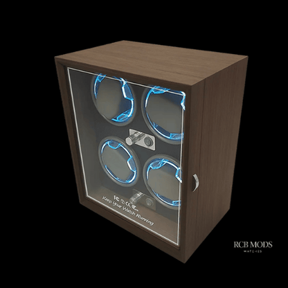 Watch Winder Premium para Relojes Automáticos – Caja Giratoria de Lujo