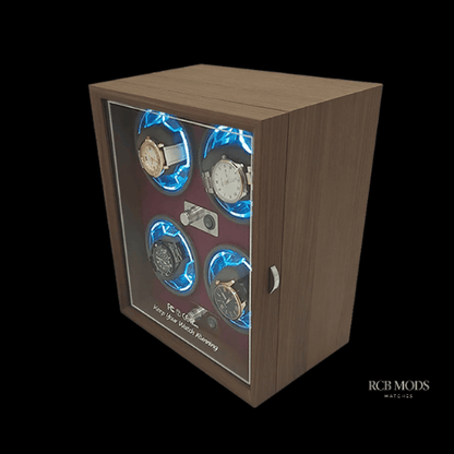 Watch Winder Premium para Relojes Automáticos – Caja Giratoria de Lujo