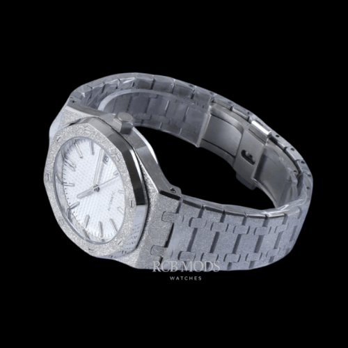 Royal Oak White Iced Out