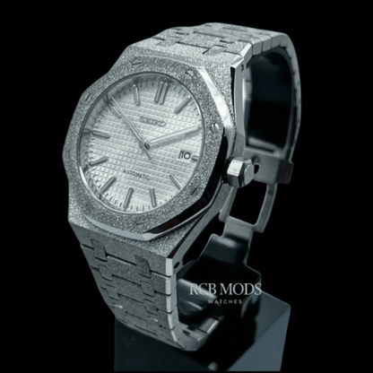 Royal Oak White Iced Out