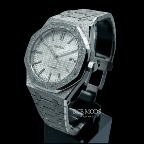 Royal Oak White Iced Out