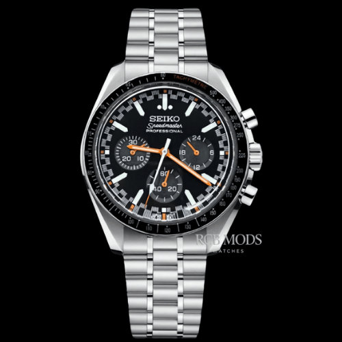 Speedmaster Chrono Black & Orange