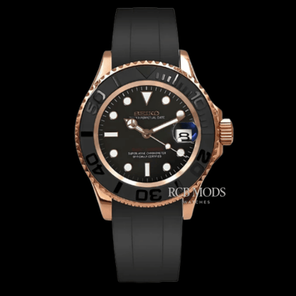 Yatch Master Rose Gold Black
