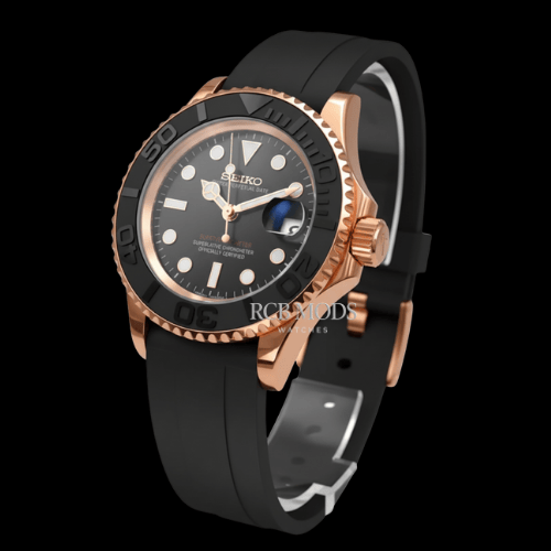 Yatch Master Rose Gold Black
