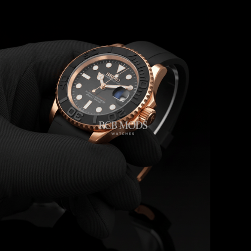 Yatch Master Rose Gold Black
