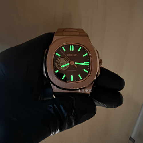 Nautilus Openheart Rose Gold Chocolatte