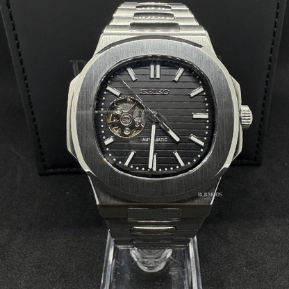 Nautilus Openheart Silver Black