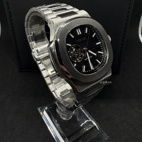 Nautilus Openheart Silver Black