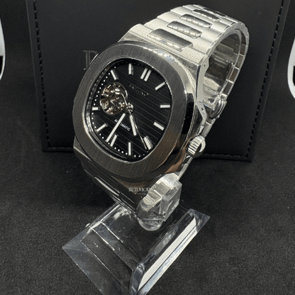 Nautilus Openheart Silver Black