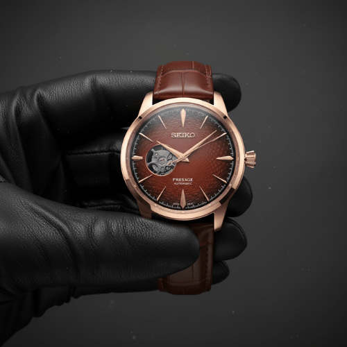 Presage Rose Gold Chocolate