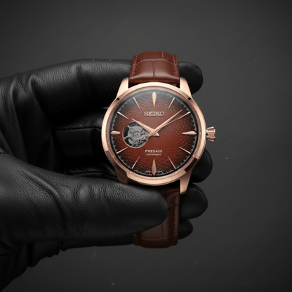 Presage Rose Gold Chocolate