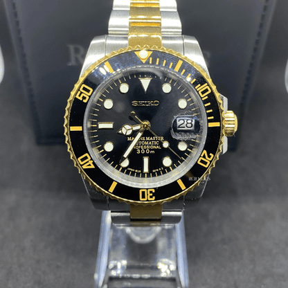 Seikomariner Gold Silver Black