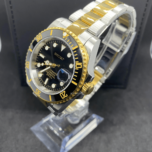 Seikomariner Gold Silver Black