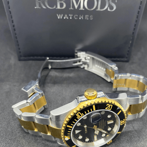 Seikomariner Gold Silver Black