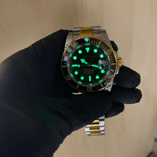 Seikomariner Gold Silver Black