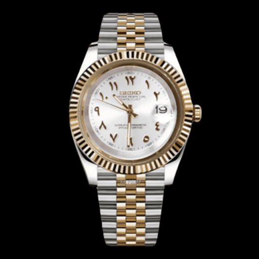 Datejust Gold White Arabic