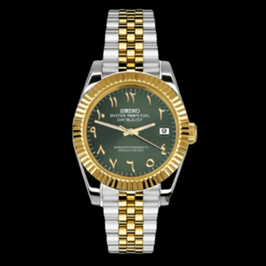 Datejust Gold Green Arabic