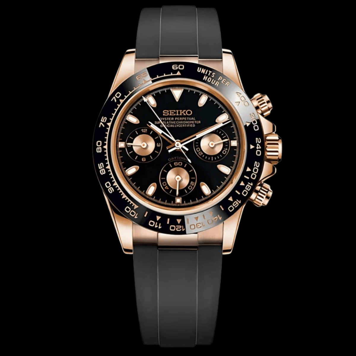 Seitona Rose Gold Black