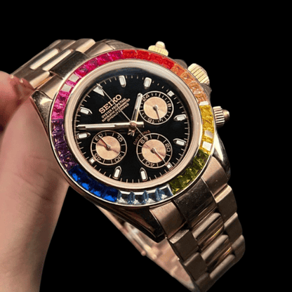 Daytona Rose Gold Rainbow