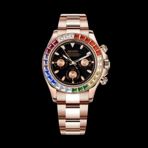 Daytona Rose Gold Rainbow
