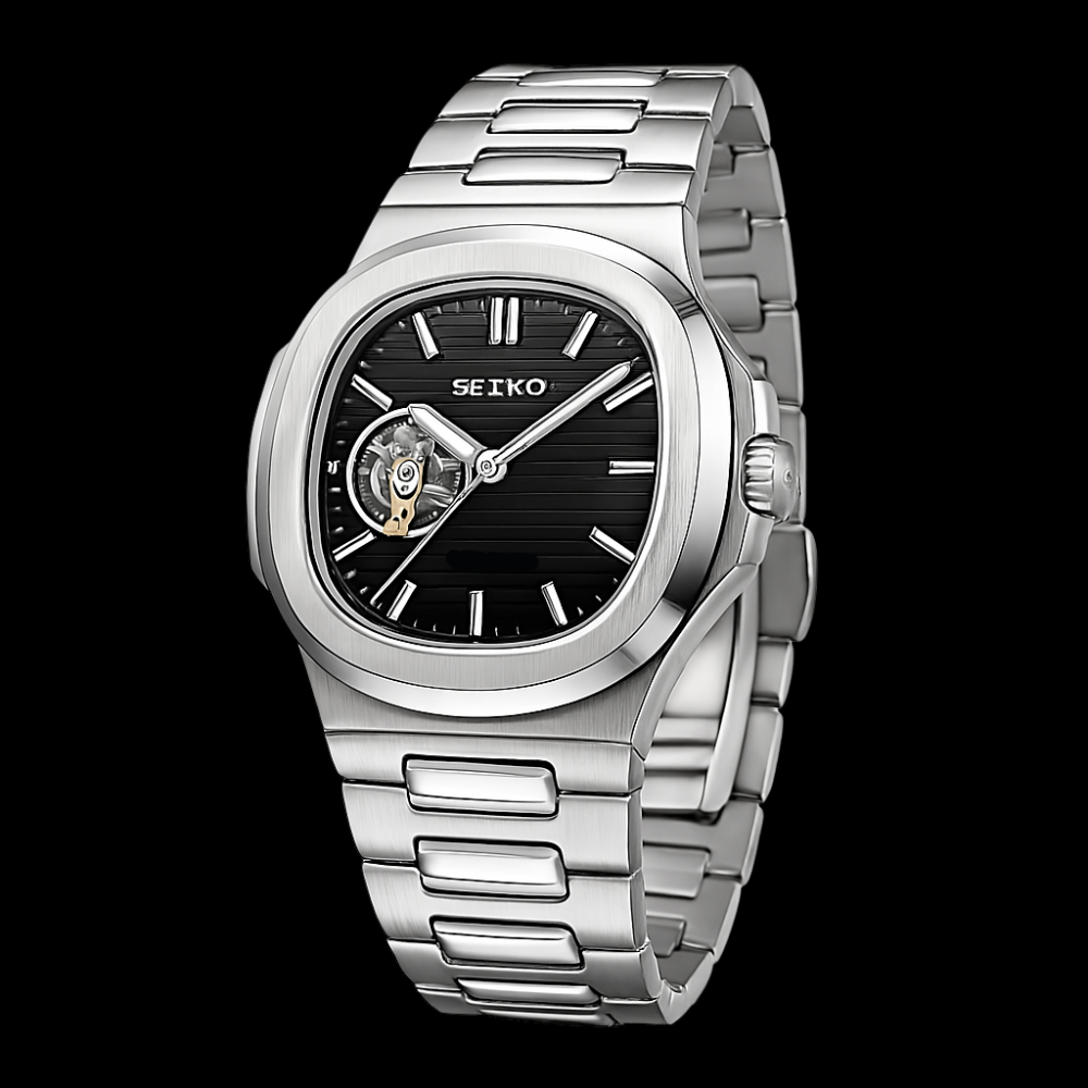 Nautilus Openheart Silver Black