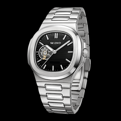 Nautilus Openheart Silver Black