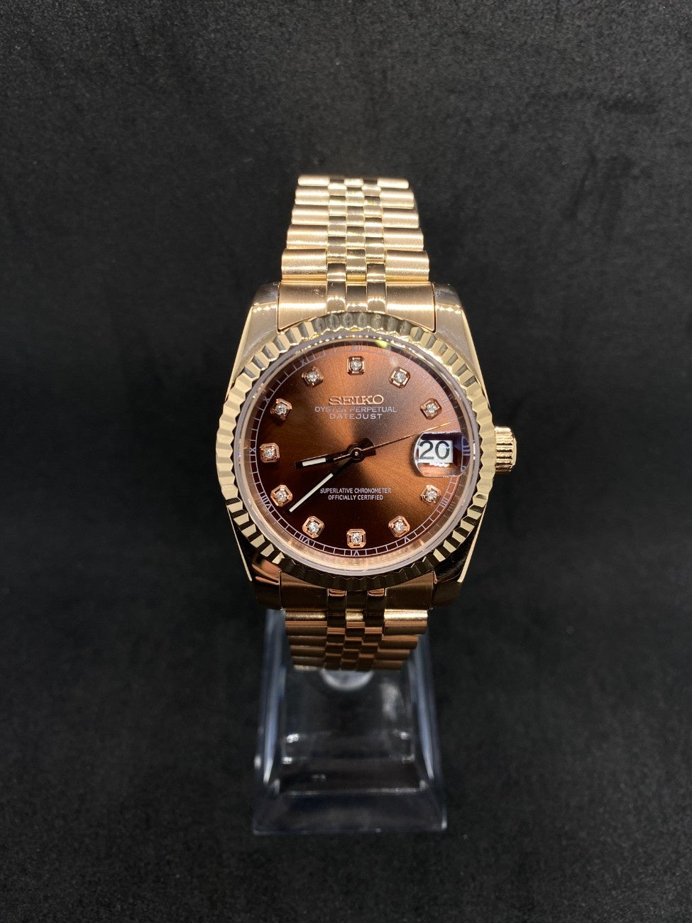 Seikojust Diamond Bronze Rose Gold