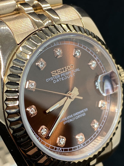 Seikojust Diamond Bronze Rose Gold