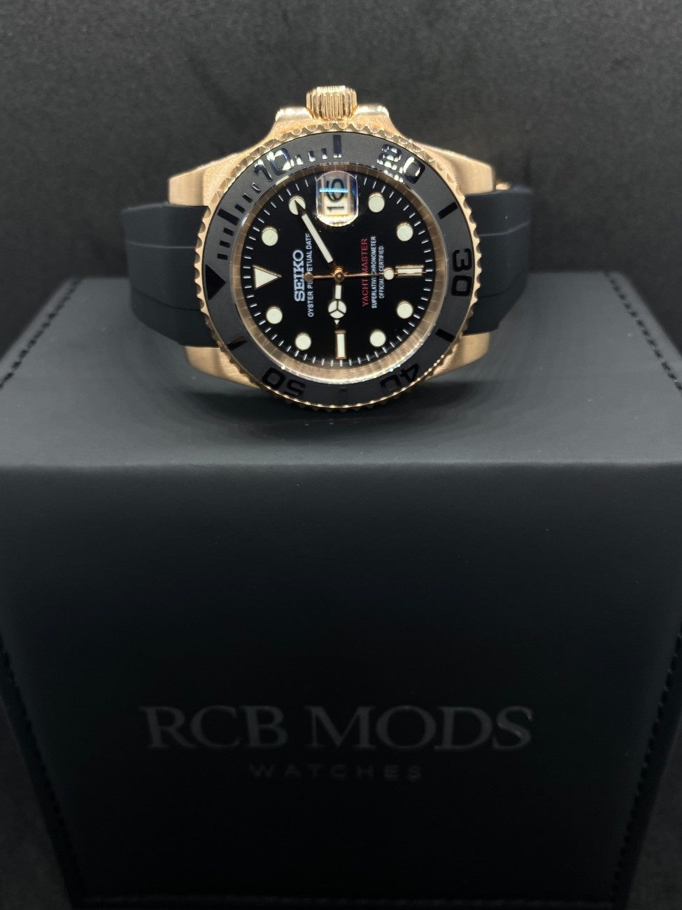 Yatch Master Rose Gold Black