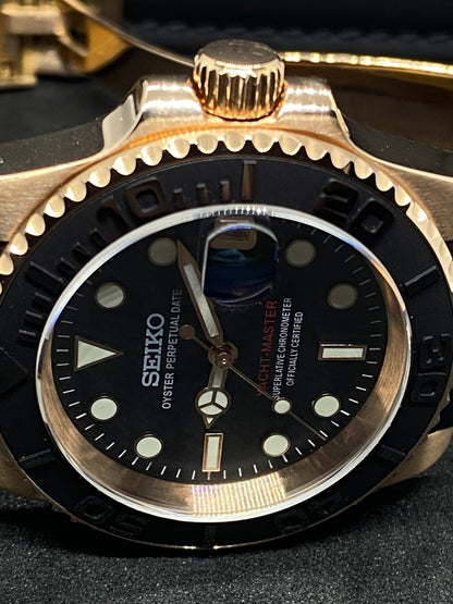 Yatch Master Rose Gold Black